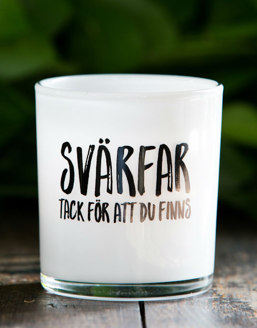 Ljuslyktan Svärfar från Majas lyktor säljs till förmån för Barncancerfonden